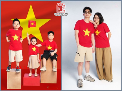 Xưởng Sản Xuất Áo Cờ Đỏ Sao Vàng Chất Lượng Tại Hải Phòng